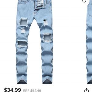 Blue Jeans from ZAFUL, size 34